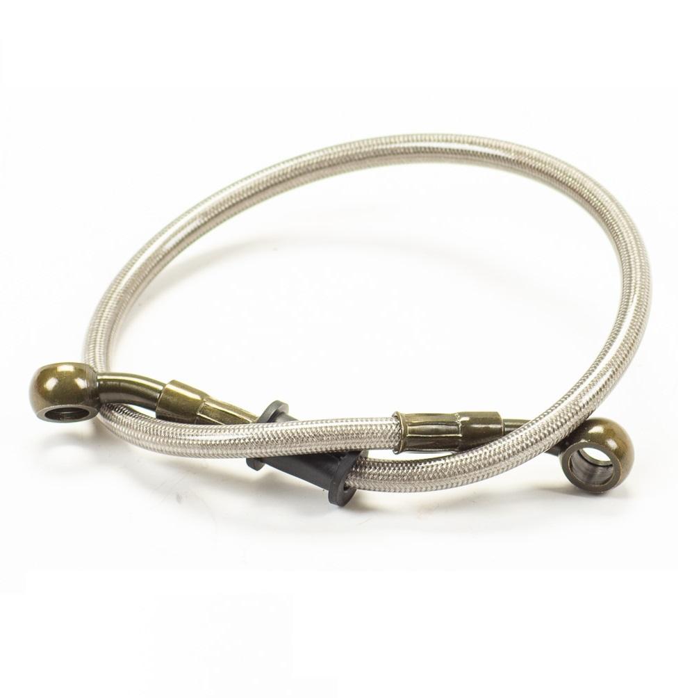 Шланг гидравлический тормозной (армированный) L=500 d=10мм серый