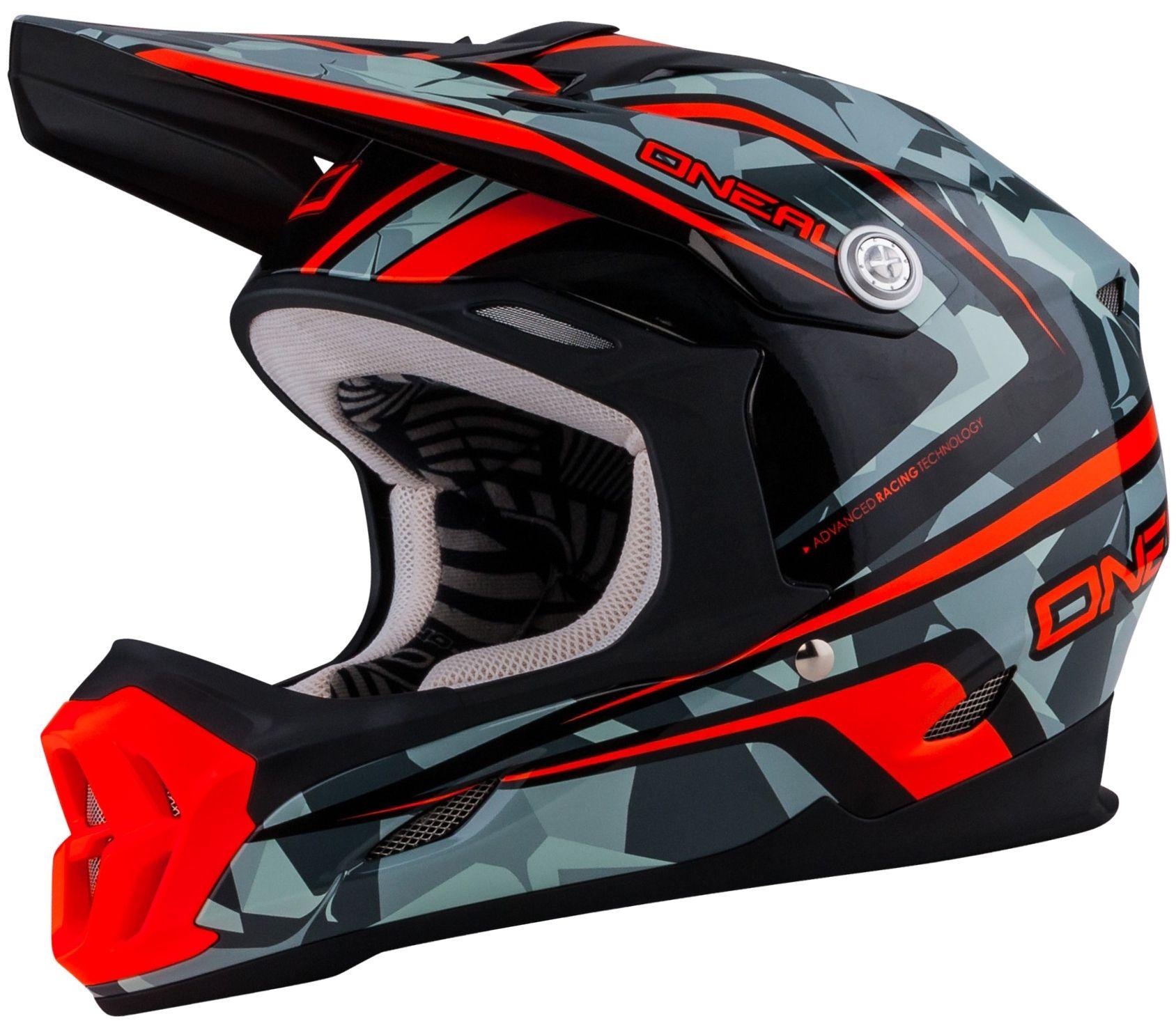 Шлем кроссовый ONEAL 7Series CAMO grey/orange