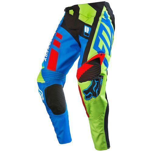Штаны Fox 360 Divizion blue/yellow